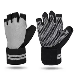 Wholesale gym fitness cross training weight lifting gloves wrist support