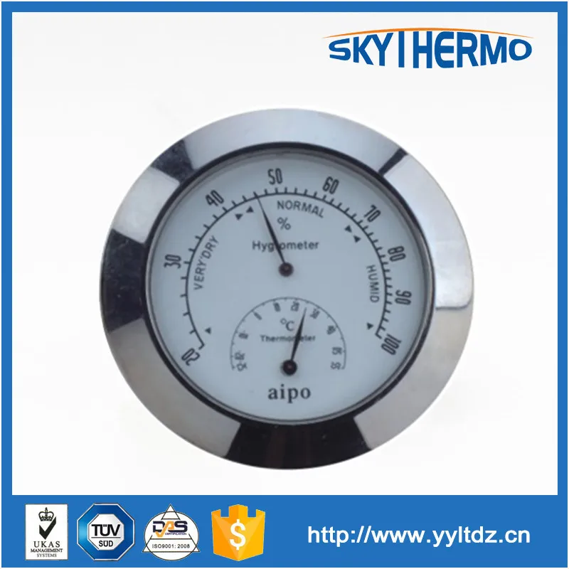 Indoor plastic bimetal window accurate room thermometer