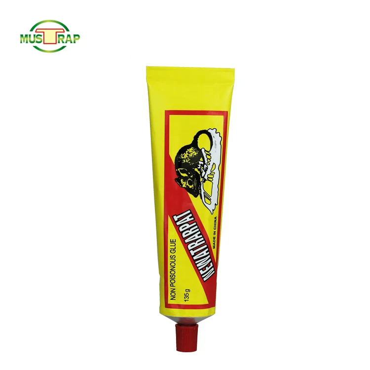 Mustrap high quality trap rat mouse glue tube with yellow glue