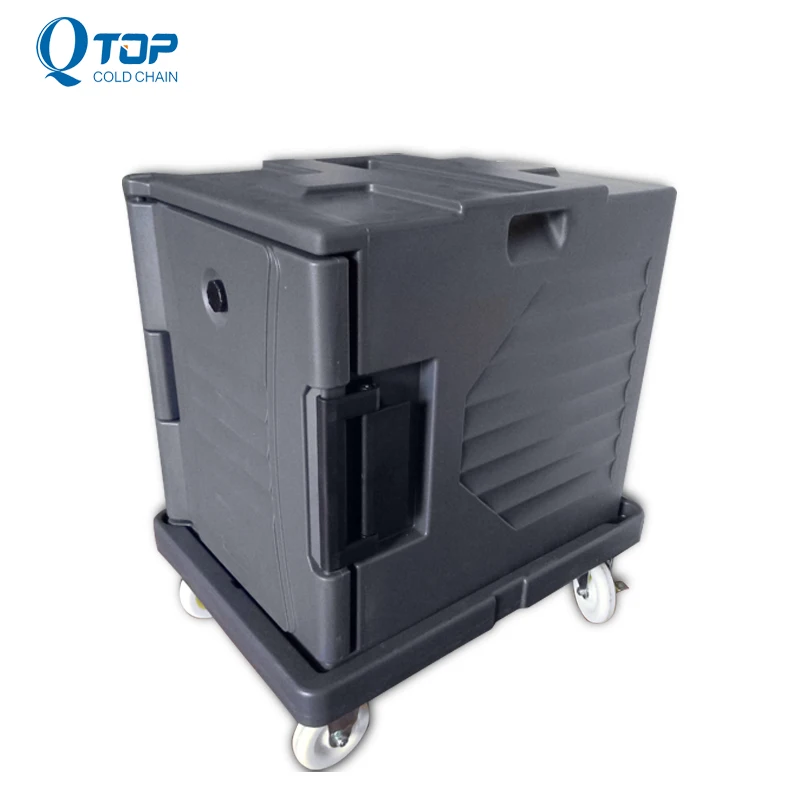 87L styrofoam insulated ice chest cooler box with wheels for hotel