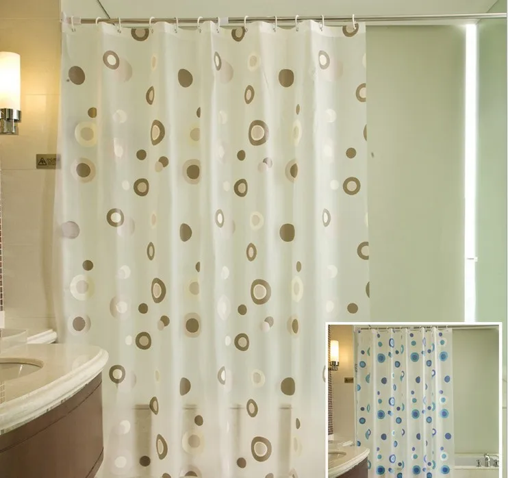 Wholesale fashion PEVA polyester shower curtain