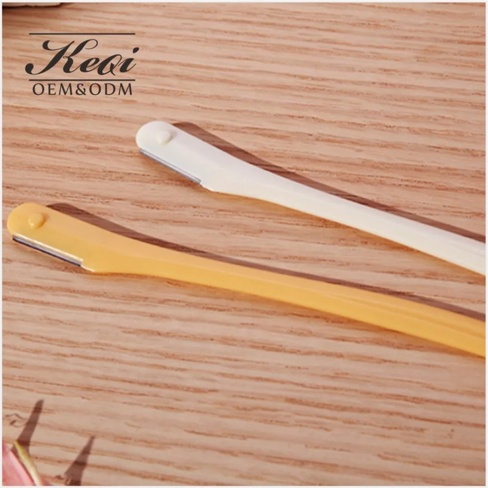 SBelle 2pcs High Quality Precise Eyebrow Shaving Razor with safty cover beautiful eyebrow trimmer for lady