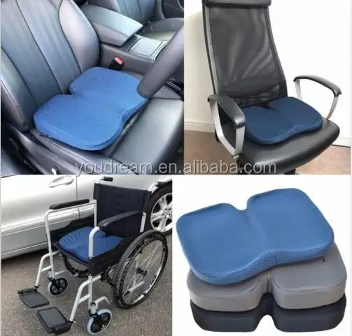 FREEDOM Seat Wedge Cushion COCCYX Chiro Lumbar Support Back Ache Pain Relief Car