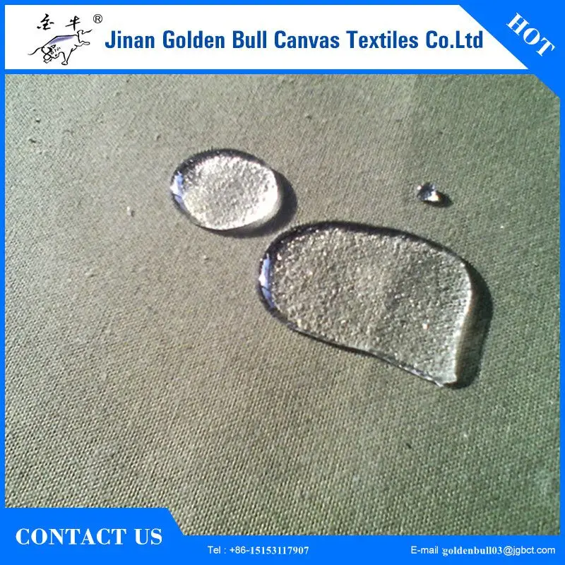 Plain Weave Waterproof Breathable Polyester Cotton Canvas Tarps