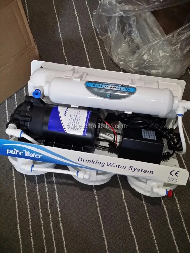 high quality water purifier RO System for home use reverse osmosis systrm with pp filter carbon block filter GAC filter