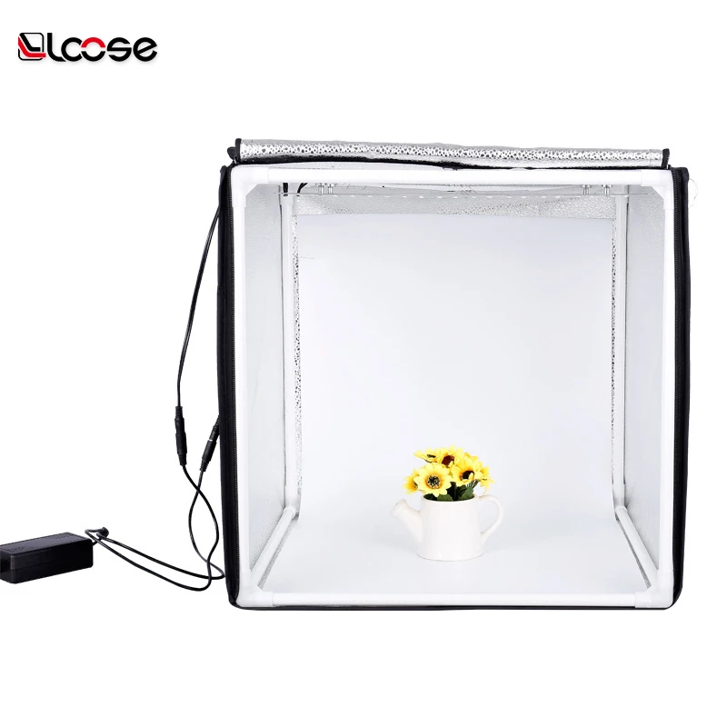 
Wholesale Photography Supplies PULUZ 60cm Folding Portable 30W White Light Photo Studio Shooting Softbox 