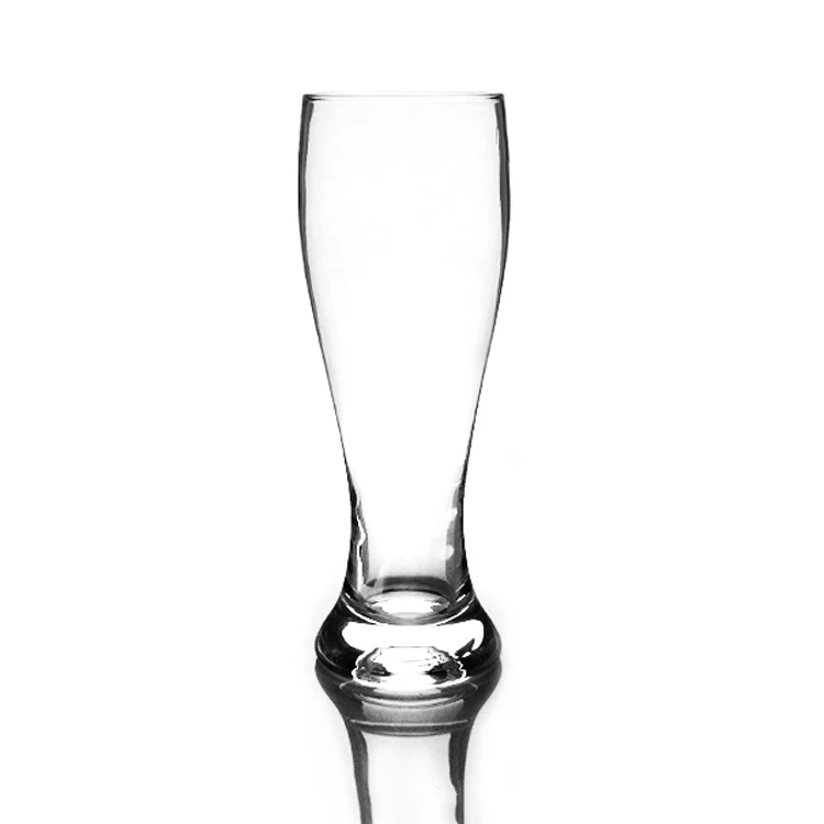 550ml Hot sale customized clear pint wheat pilsner glass beer cup