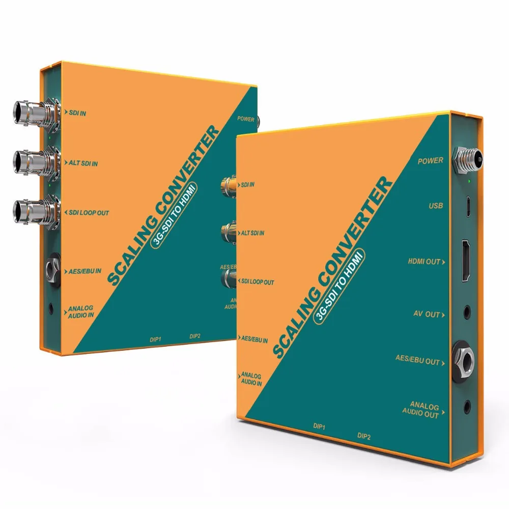 3G-SDI to HDM I & AV Scaling Converter Support SD/HD/3G-SDI/ AES/EBU/Analog Audio In&out