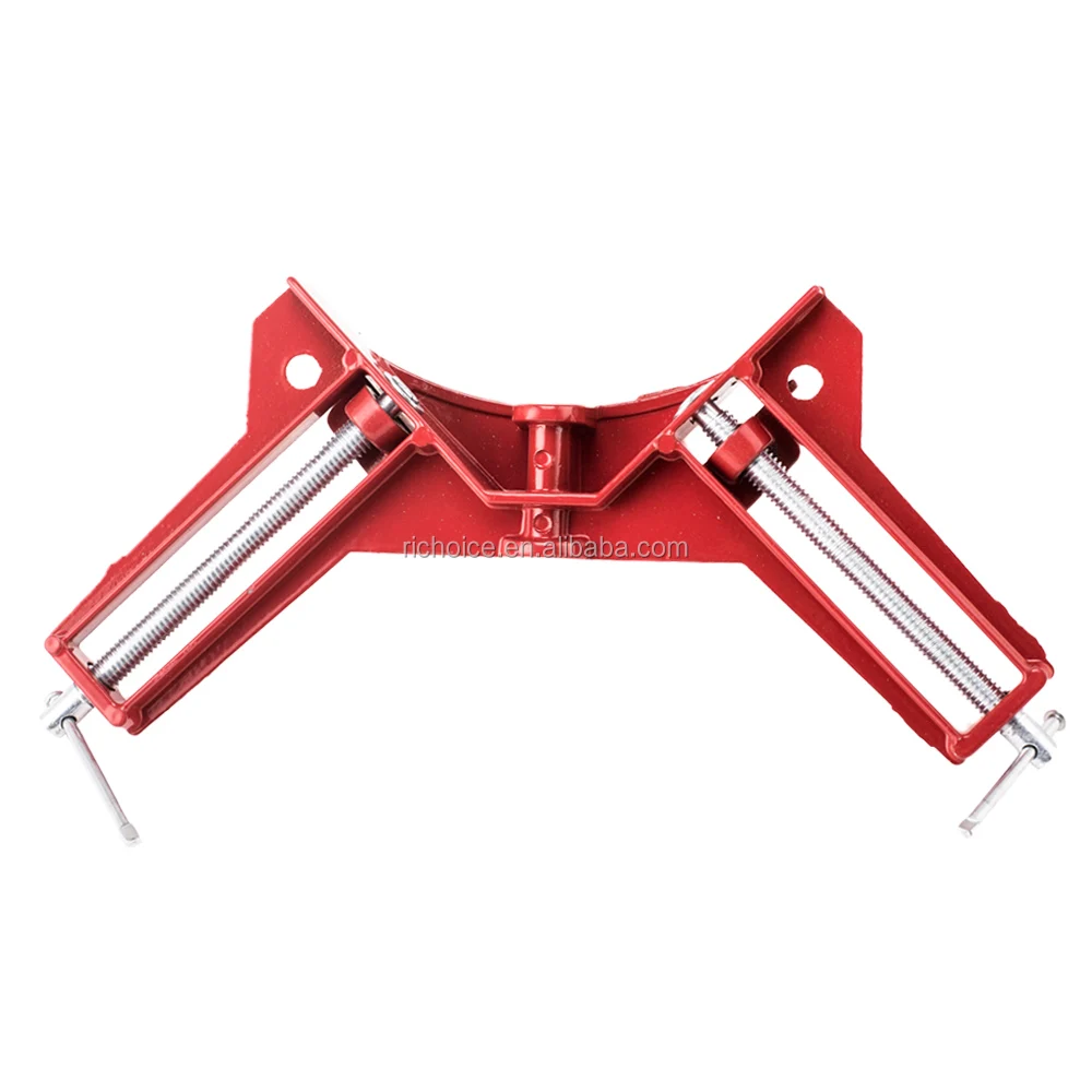 RICHOICE 4 Inch 100mm Red 90 Degree Right Angle Corner Clamp