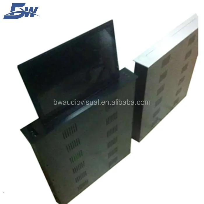 BW Conference System LCD Lift In Table/Electric Motorized Monitor Mechanism