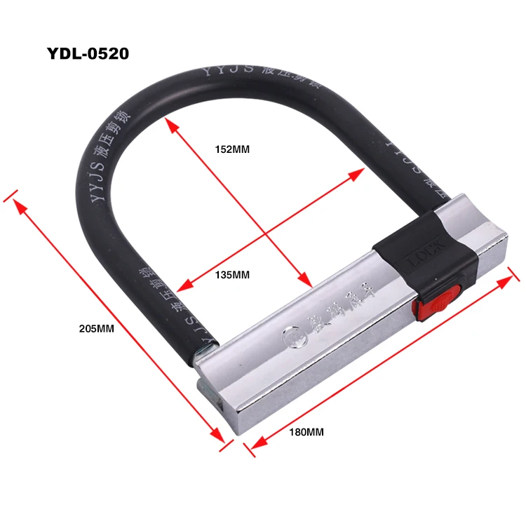Automatic Motorcycle U Lock Bicycle Accessory Bike Lock