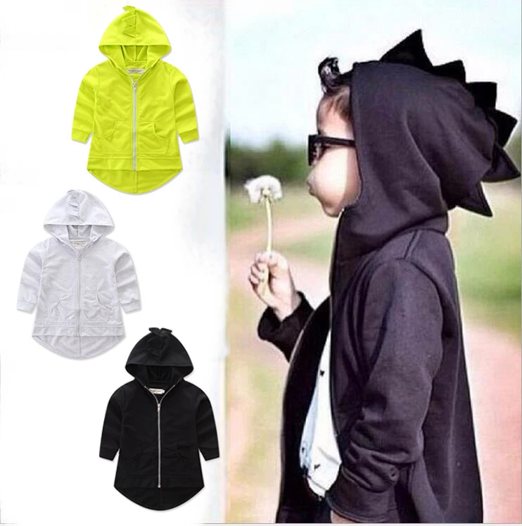 Kids Clothes Dinosaur Jacket Girls Coat Hoodies Baby Boys GirlS Cotton Jacket Children Clothing Outwear