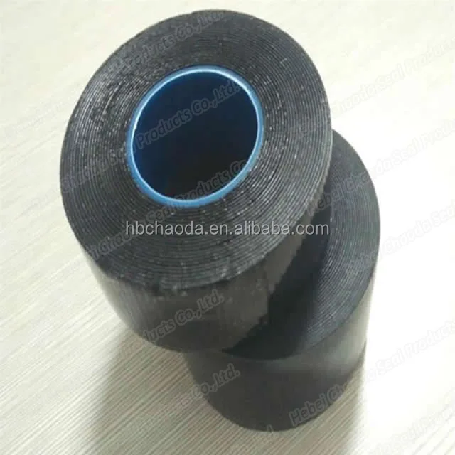 Heat resistant waterproof double sided adhesive rubber tape