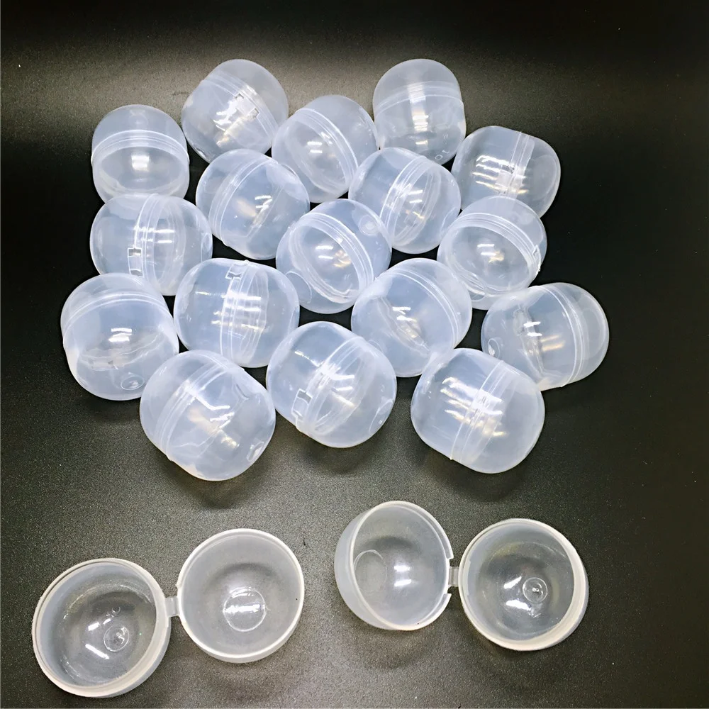 3*3.5cm diameter colorful PP plastic balls cheap empty Capsule balls for Toy Vending Machine