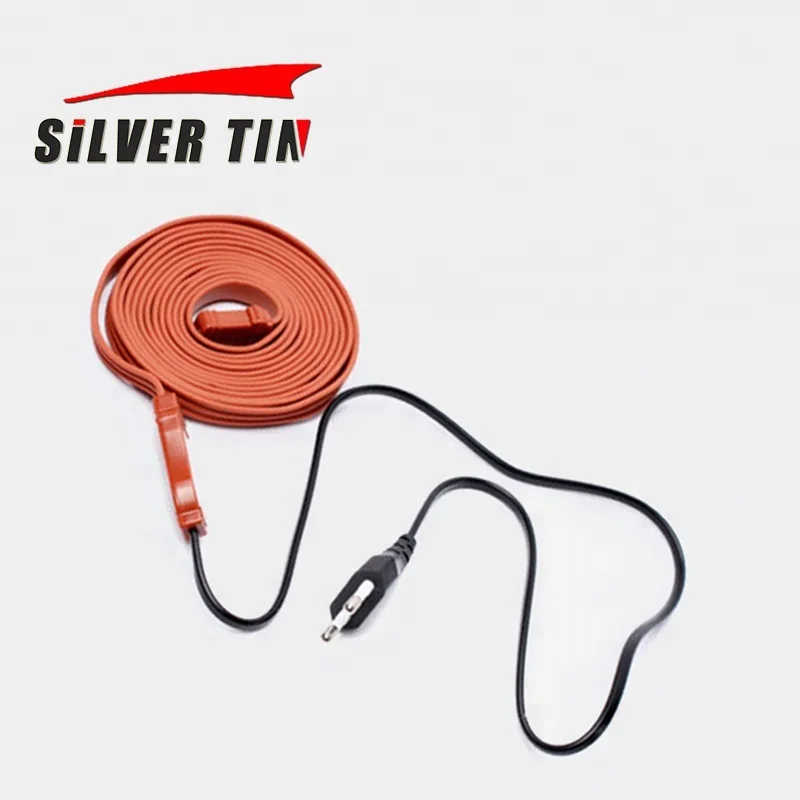 25*1000mm,100W 220V, Silicone Heater Strip Pipe Tube Heating Belt/Cable