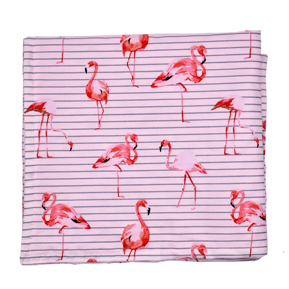 
Newborn Baby Reversible Soft Minky Baby Blanket Kids Printed Minky Dotted Backing Blanket for Stroller Crib Receiving Blanket 