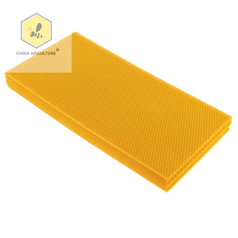 Beekeeping Tools Apiary Beekeeping Foundation Black Yellow Plastic Sheets Wax Coated