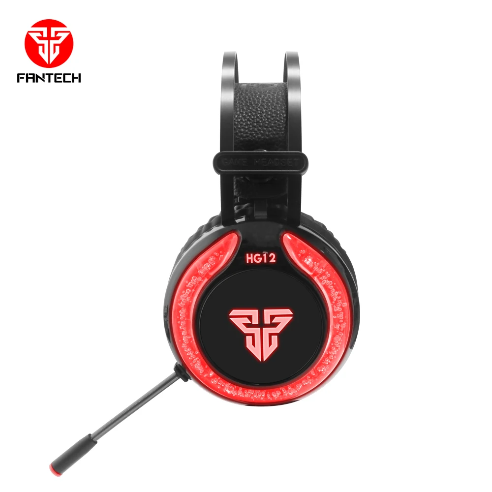 
Cheap Gaming Headphone with RGB Lighting and noise-cancelling Microphone FANTECH HG12 
