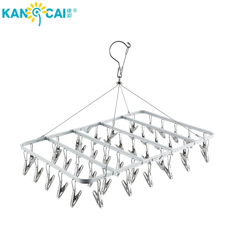 Foshan wholesale aluminum wall mounted clothes horse drying rack for walmart
