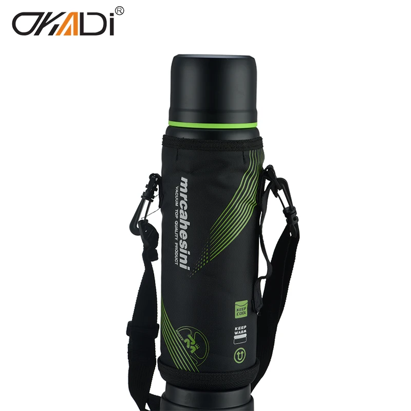 Outdoor Sports Vacuum Stainless Seel Insulated Outdoor Travel Water Bottle Thermos Flask 1 Liter Thermos
