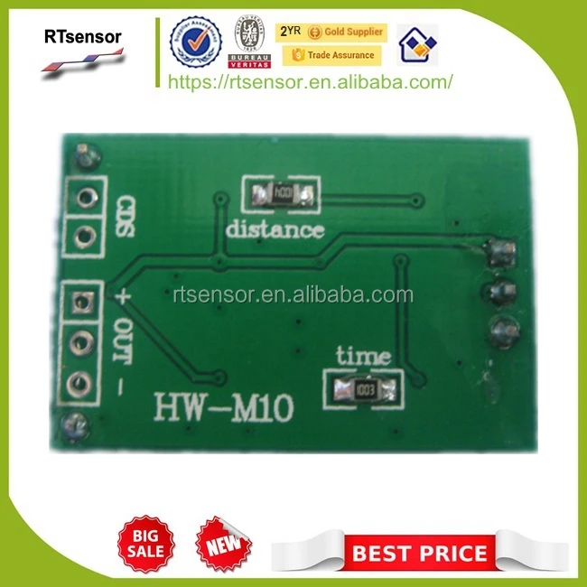 1~30m Distance PIR Motion Sensor Microwave Module , Motion Sensor Module For Human Body Induction Lighting