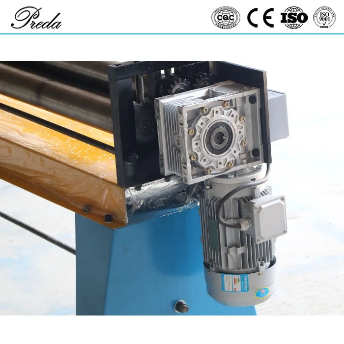Electric sheet rolling machine in W11G-2*1000 three roller rolling machine with 1.5kw power for sheet bending