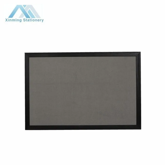 
black wooden frame felt pin board 