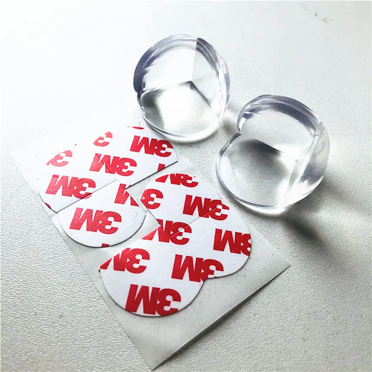 
PVC Plastic Furniture Edge Guard Child Safety Glass Table Corner Protector 