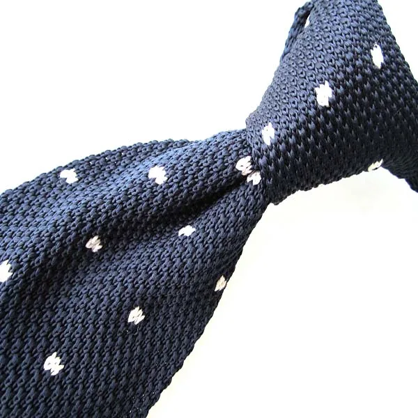 New fashion100% silk knitted tie navy ties for school kids beautiful girls boys