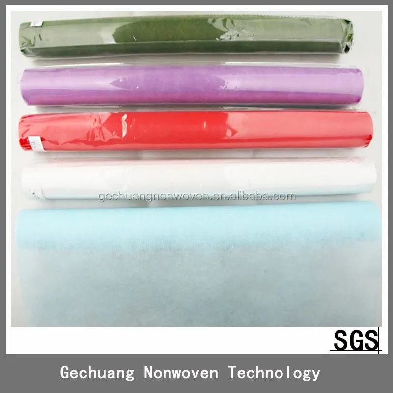 PET non-woven flower wrapping paper roll/floral wraps and floral bouquet.