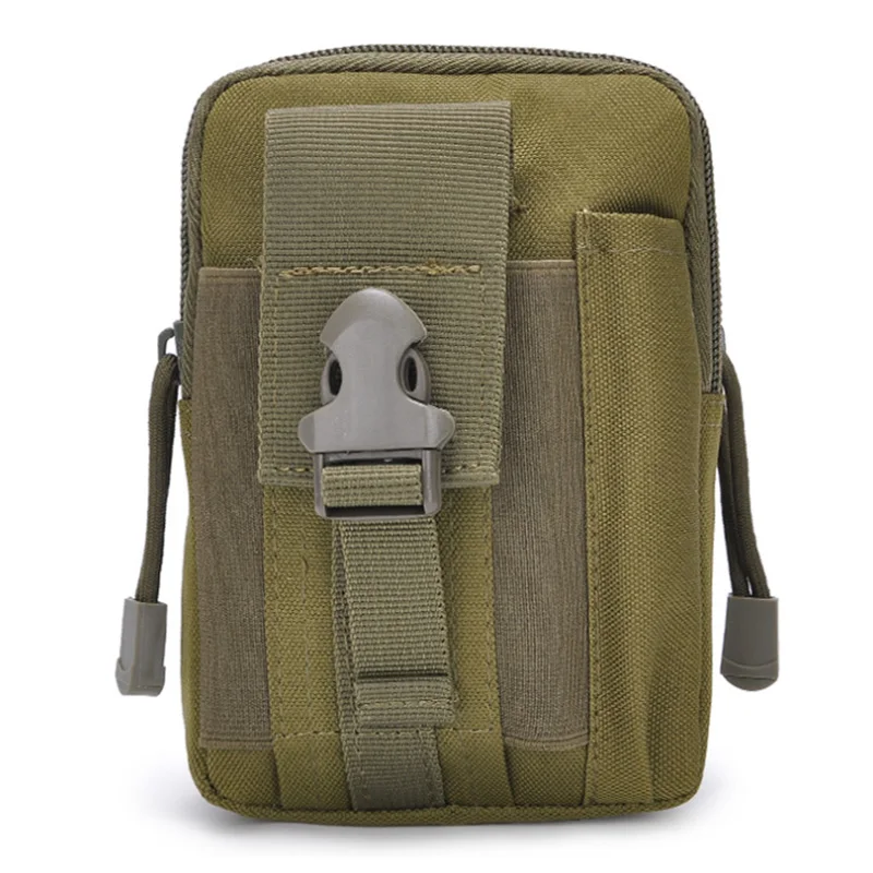 Multi-purpose compact army green waterproof utility gadget belt waist bag military tactical molle pouch