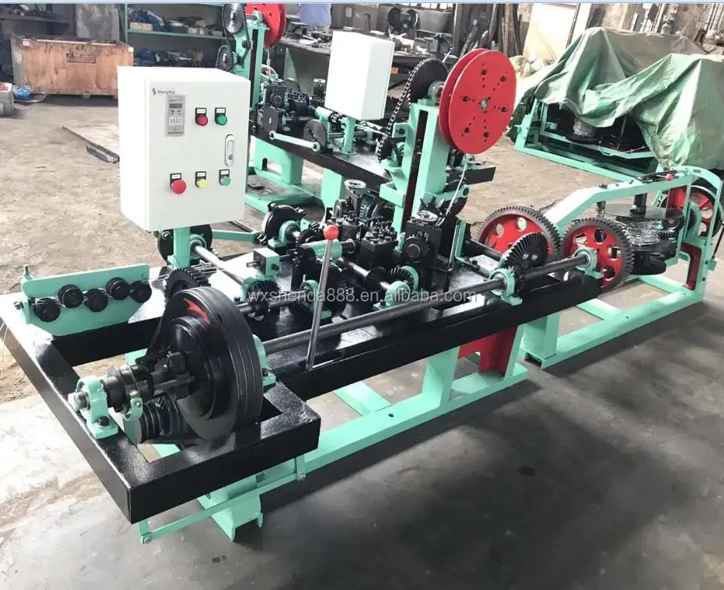 
Steel Wire Single twisted barbed wire machine/barbed wire netting machine 