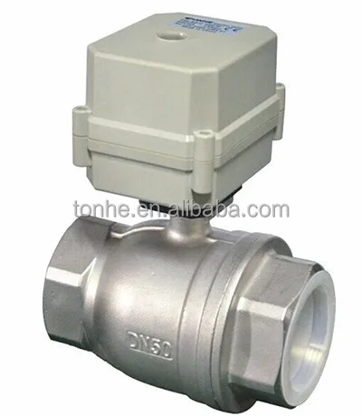 2Way NSF electric stainless steel valve motorized water ball valve (A100-T50-S2-C)
