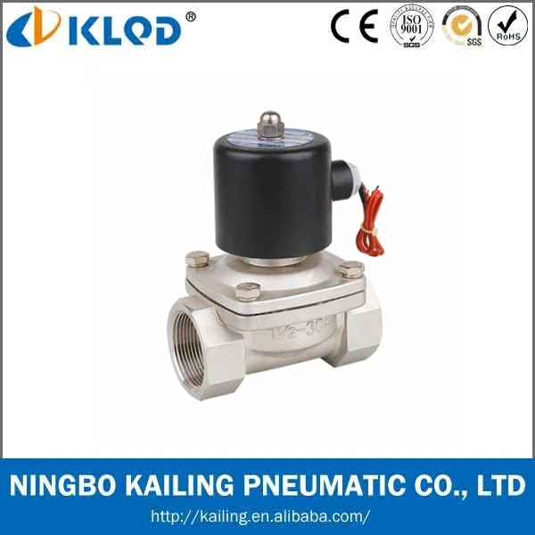1/8~2 inch Hot Water Solenoid Valve Stainless Steel Solenoid Valve