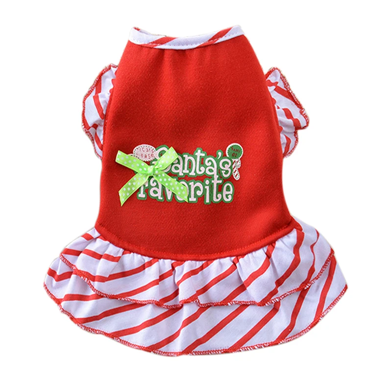 
Amazon Polyester Dog Christmas Fancy Wedding Dresses Luxury Lace Pet Clothes Dog Dress 