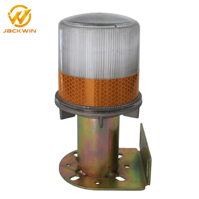 Solar beacon warning light for tower and cone with pc shell aluminium alloy handle