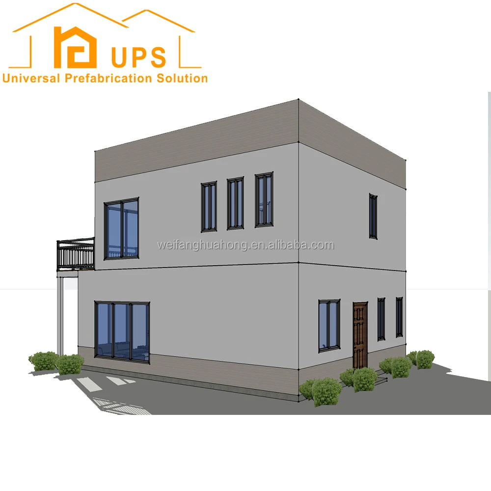 2018 New Two Floors Prefab House Villa with Garage