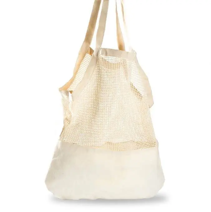 
Reusable Grocery Bags Large Orgainc Mesh Rept Cotton Reusable Mesh Produce Bag Eco-friendly 