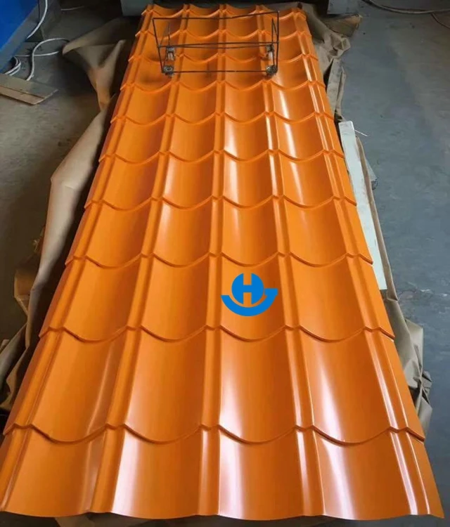 Rib Type PE SMP HDP PVDF Painting RAL Color PPGI Prepainted Corrugated Roofing Steel Sheet Metal Price From China Gold Supplier
