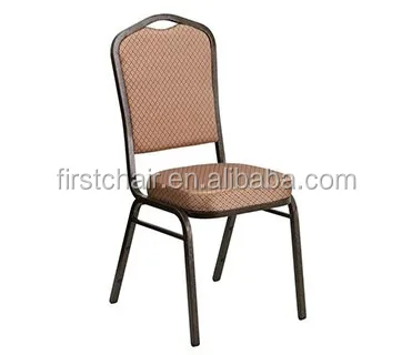 Modern restaurant banquet metal stackable iron chair
