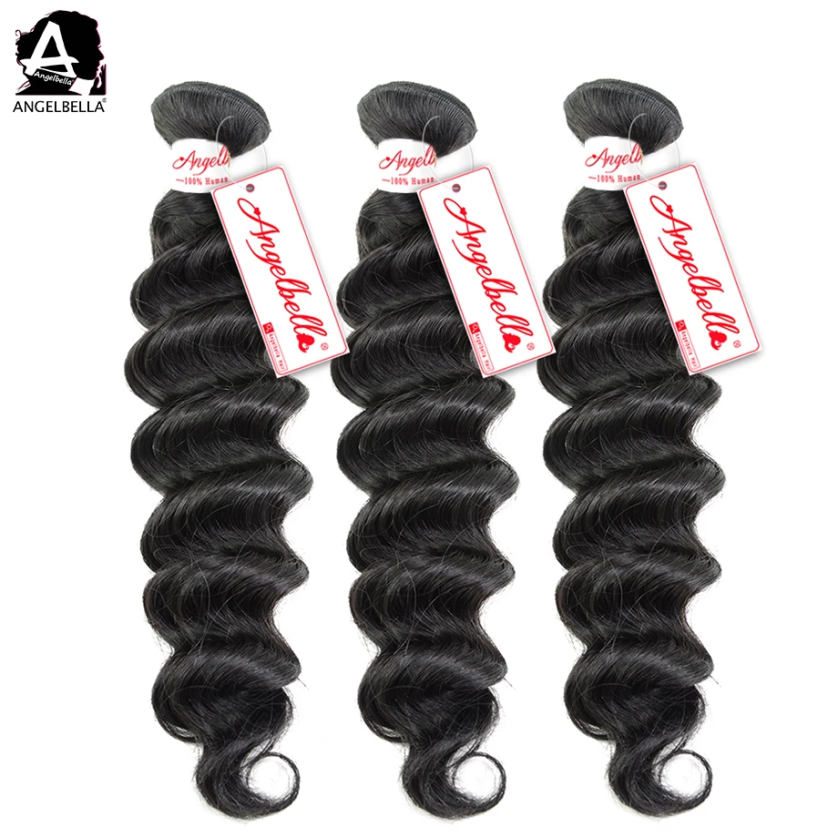 Angelbella cheap wholesale Loose Body Wave Human Hair Bundles Ombre Bundles Hair Weaves brazilian hair bundles