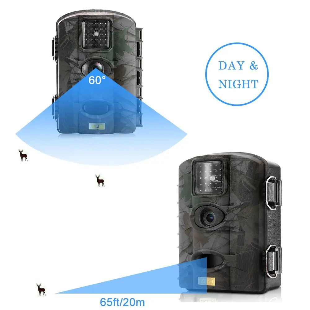 1080P Hunting Camera  IR Night Vision Forest Farm Security Camera for Outdoor Surveillance