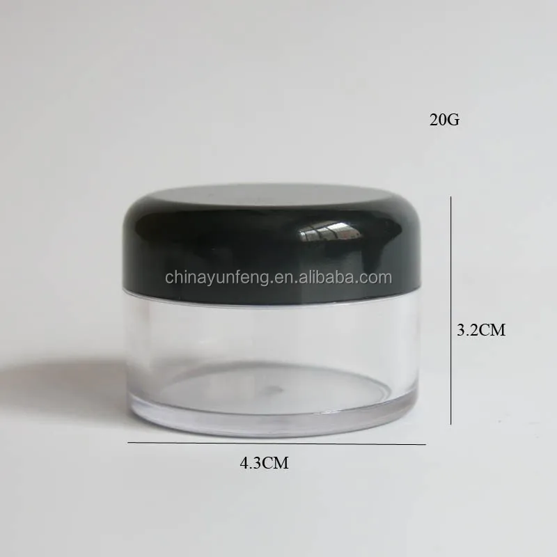 20g plastic jars, 20ml plastic cream jars