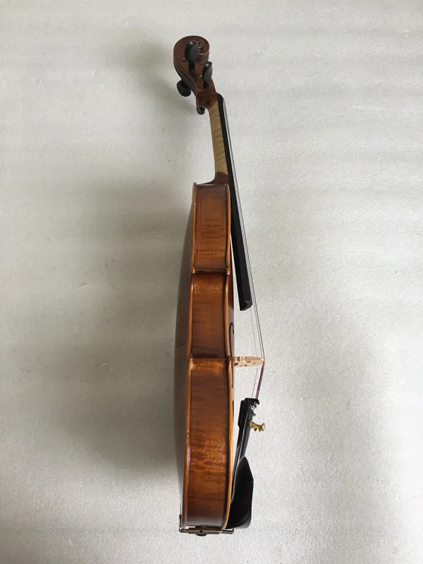 Aiersi brand wholesale price  full size dark matte handmade professional romania violin outfits with case and bow made in China
