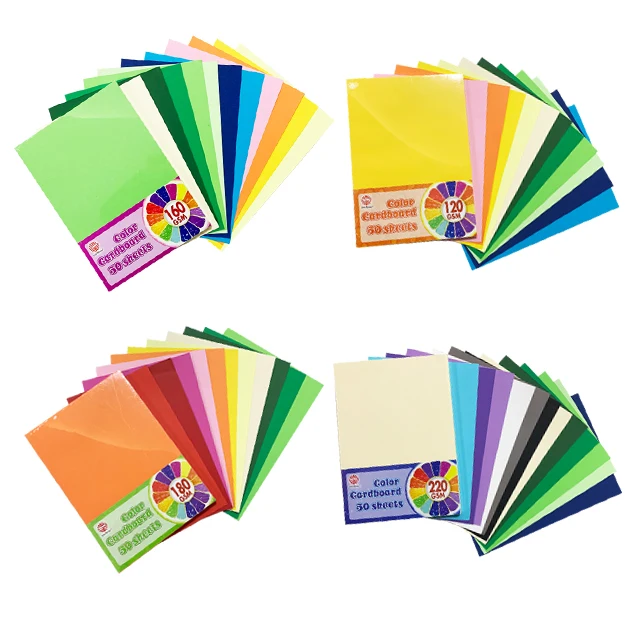 
Craft paper A4 size color paper sheet color cardboard for handicraft 