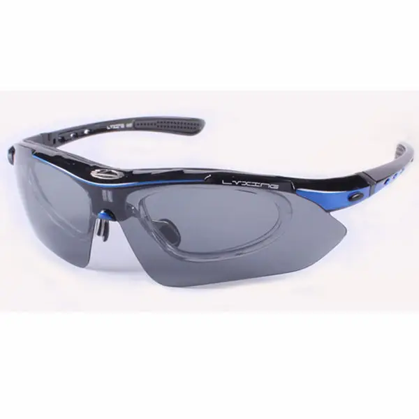 Stylish Sport Riding Glasses Clip On 5 In 1 Sport Sunglasses With Packaging Set OEM Interchangeable Lenses Eyewears