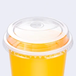 Прозрачная плоская крышка, пластиковые плоские крышки для сока, холодного напитка, диаметр 90 мм, 95 мм