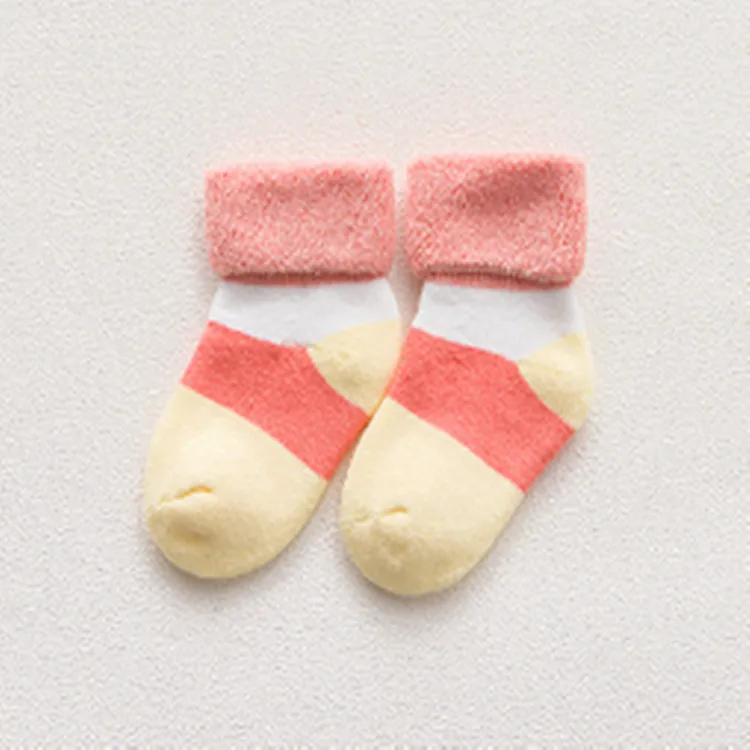 Детский хлопок пробки зимние носки