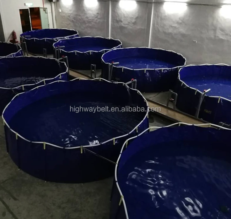 PVC water tanks fish farm