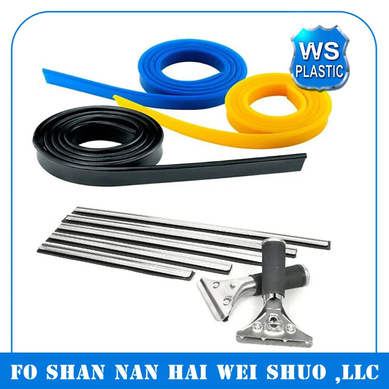 
squeegees replacement Usage and steel Handle Material Replacement Rubber squeegee 